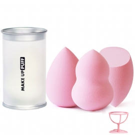 Makeup Powder Puff Dry Wet Three Shapes Svamp Tool Beauty Blender