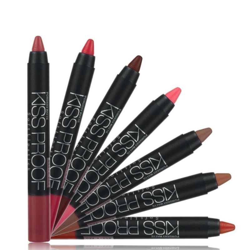 Matt Leppestift Pen Kiss Proof Non-stick Cup Myk Langvarig Lip Makeup