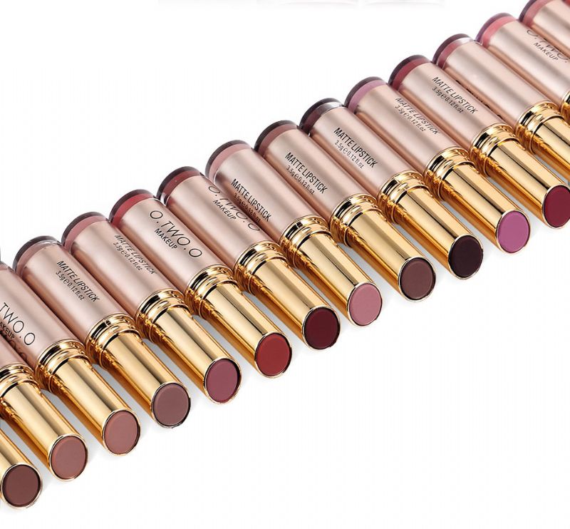 Matte Lipstick Makeup Long Lasting Lips Moisturizing Cosmetics