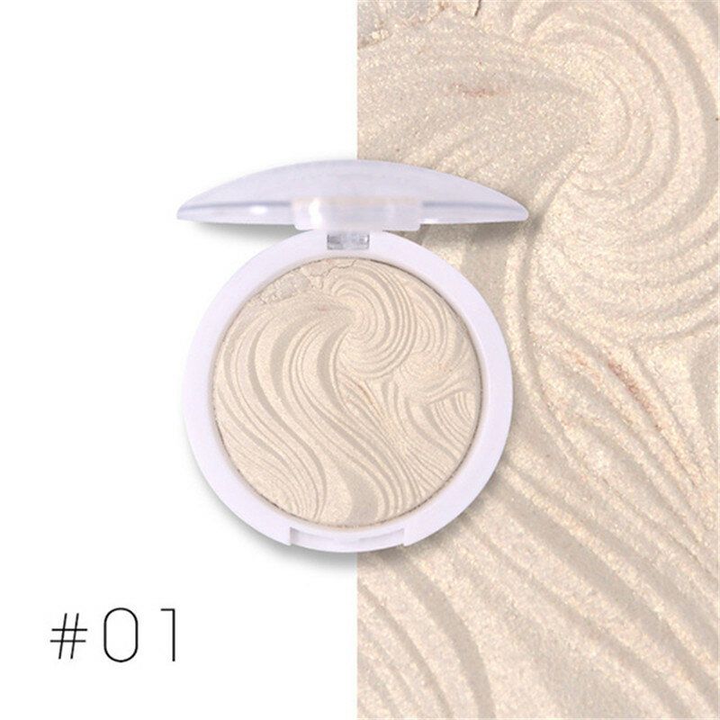 Miss Rose Face Highlighter Make Up Palette Vanntett White Gold Shimmer Brighten Powder Glow Kit