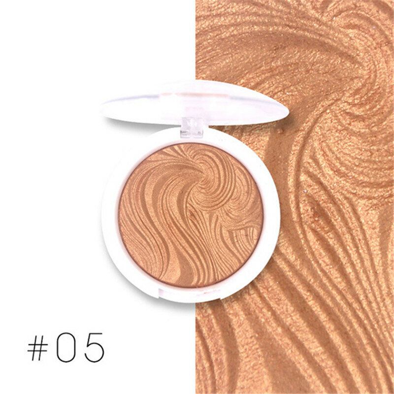 Miss Rose Face Highlighter Make Up Palette Vanntett White Gold Shimmer Brighten Powder Glow Kit