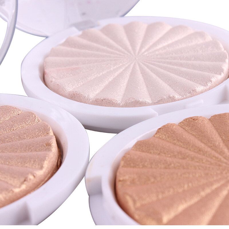 Miss Rose Highlighter Makeup Palett White Gold Shimmer Glow Brightening Powder Cosmeti