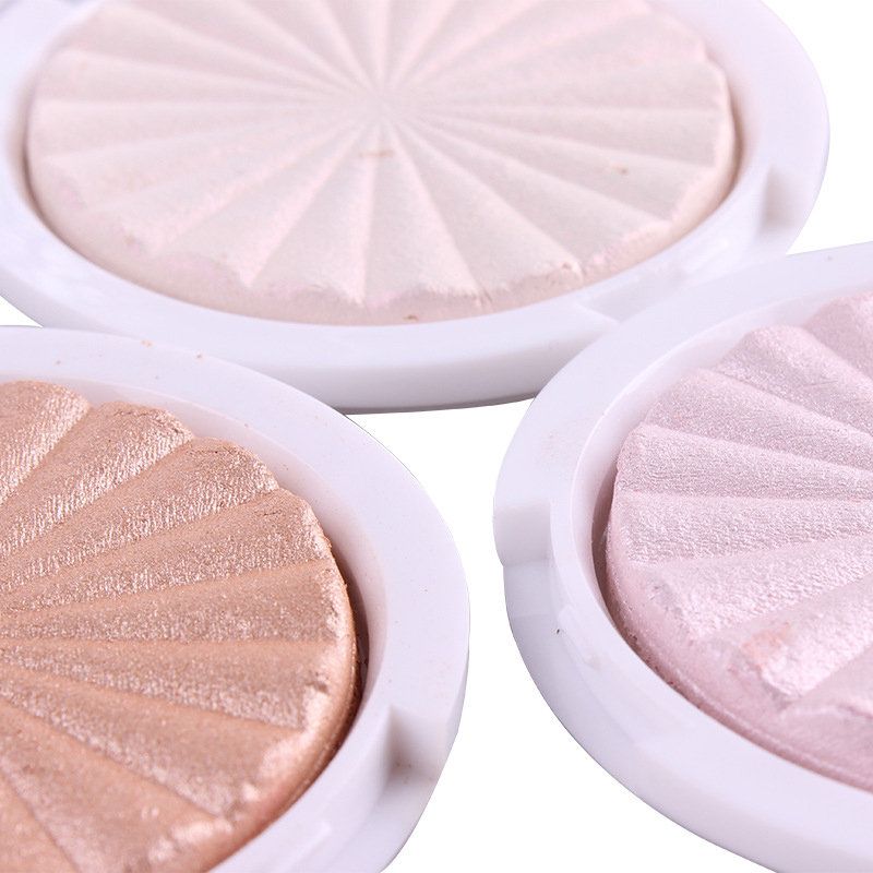 Miss Rose Highlighter Makeup Palett White Gold Shimmer Glow Brightening Powder Cosmeti