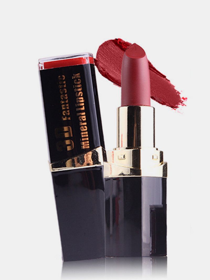 Miss Rose Sexy Red Matte Velvet Lipstick Cosmetic Waterproof Mineral Makeup Lips