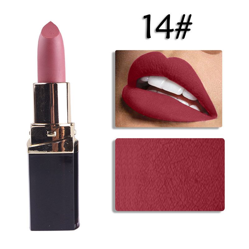 Miss Rose Sexy Red Matte Velvet Lipstick Cosmetic Waterproof Mineral Makeup Lips