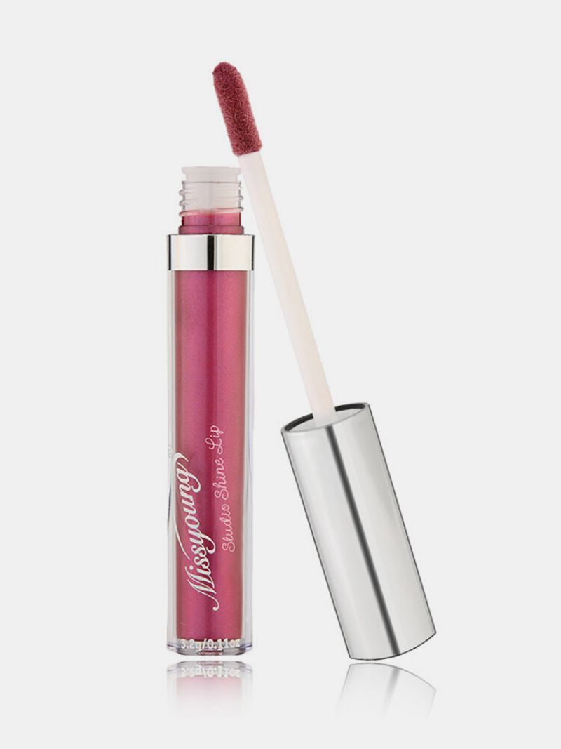 Missyoung Matt Flytende Leppestift Fløyel Nakenpigment Lepper Tint Skjønnhet Sexy Metallic Lip Gloss