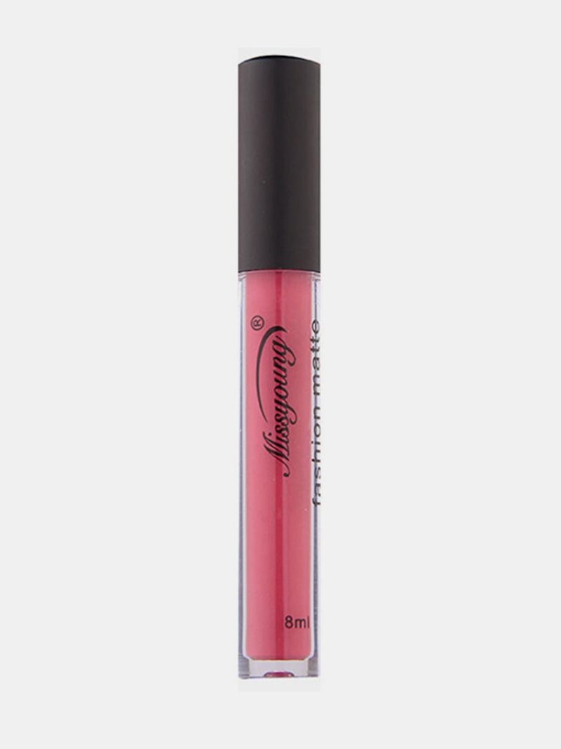 Missyoung Matte Liquid Lipstick Lip Gloss Vanntett Langvarig Lips Makeup Sexy