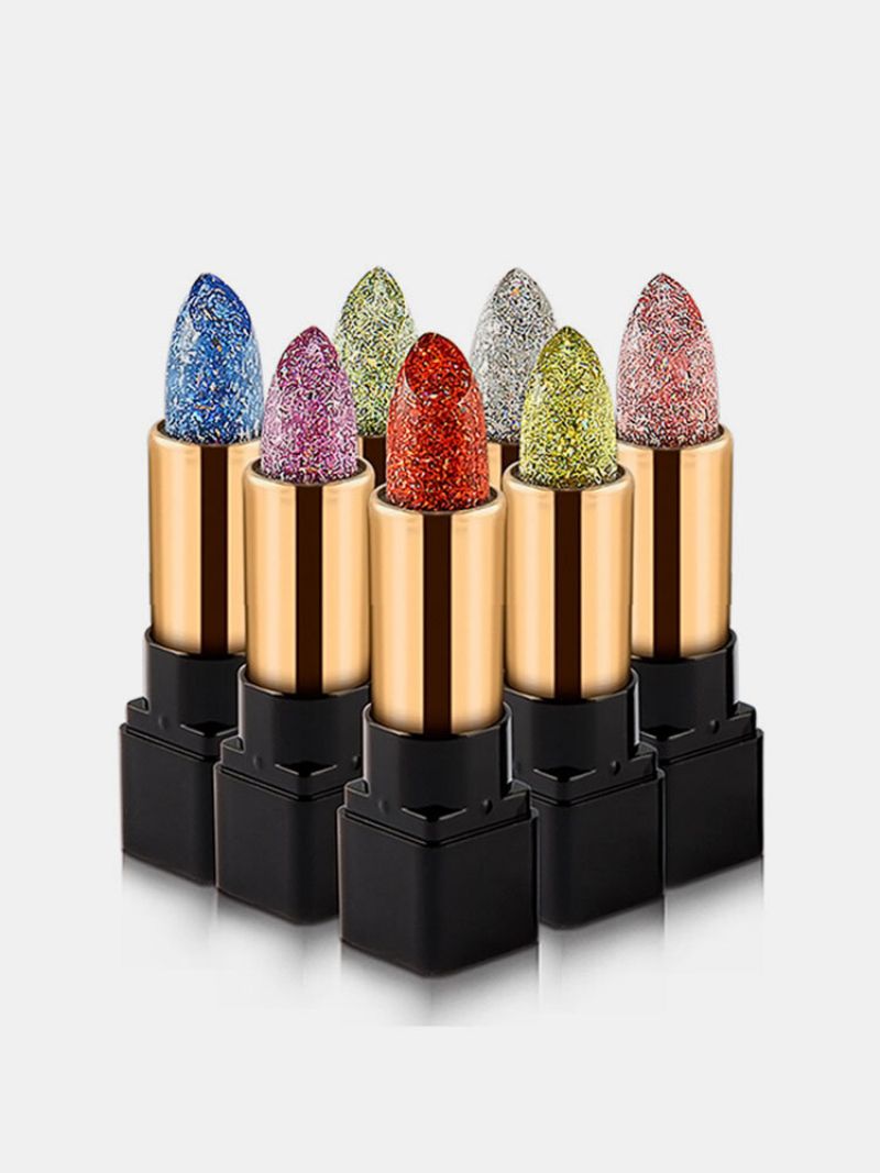 Niceface Diamond Lipstick Lips Makeup Color Changing Effect Vanntett Langvarig Fuktighet