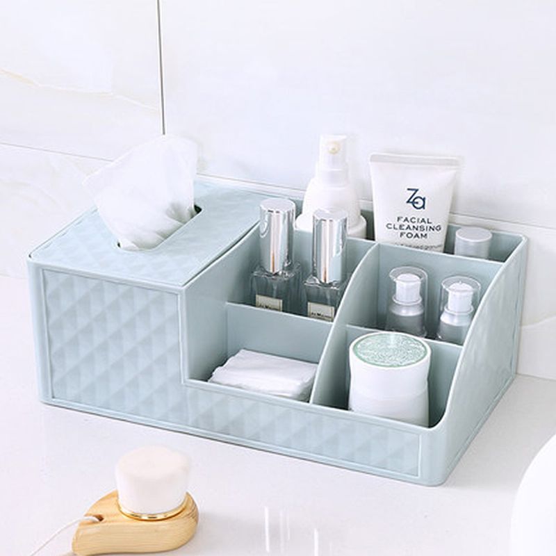 Office Desktop Makeup Organizer Diverse Oppbevaringsholder For Serviettboks