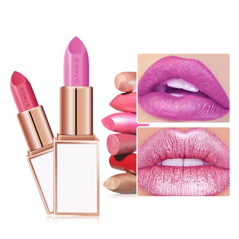 O.two.o Matt Leppestift Makeup Velvet Lip Gloss Langvarig Vanntett Lip Stick Lip Beauty Comestic