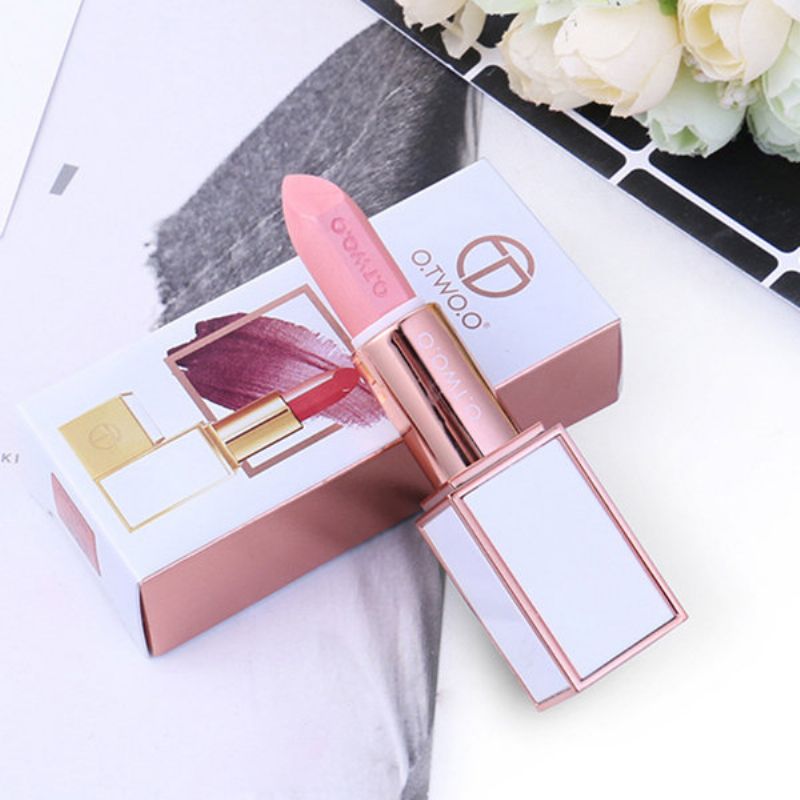 O.two.o Matt Leppestift Makeup Velvet Lip Gloss Langvarig Vanntett Lip Stick Lip Beauty Comestic