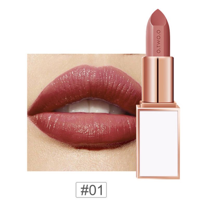 O.two.o Matt Leppestift Makeup Velvet Lip Gloss Langvarig Vanntett Lip Stick Lip Beauty Comestic