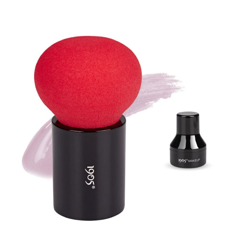 Powder Puff Svamp For Makeup Soppform Sminkeverktøy Essential Dry Wet Tilgjengelig