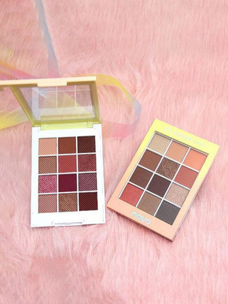 Rainbow Sugar Matte Eyeshadow Palette Maple Leaf Langvarig Øyenskyggepalett Øyemakeup