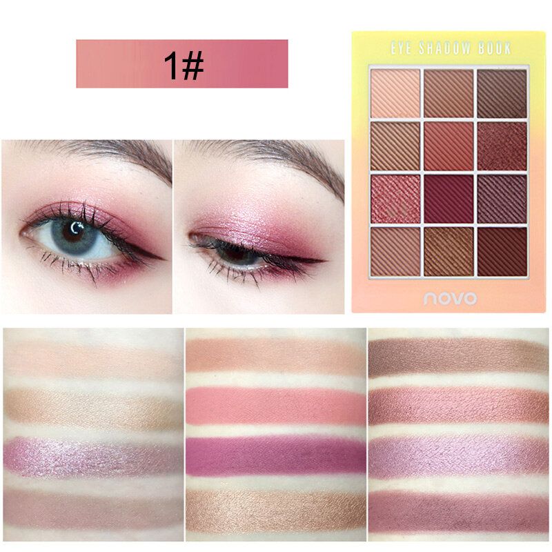 Rainbow Sugar Matte Eyeshadow Palette Maple Leaf Langvarig Øyenskyggepalett Øyemakeup