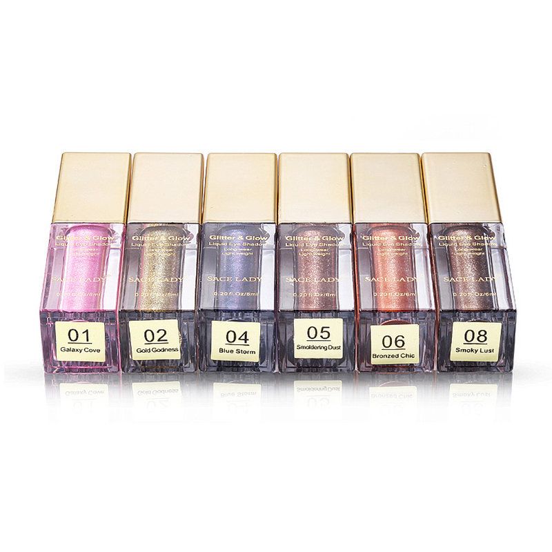 Shimmer Liquid Eyeshadow Langvarig Øyenskygge Vanntett Diamond Glitter Eye Shadow For Beauty