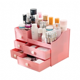 Skuffe- Og Sminkeoppbevaringsorganer For Skrivebordsmaske Lipstick Makeup Tools Organizer