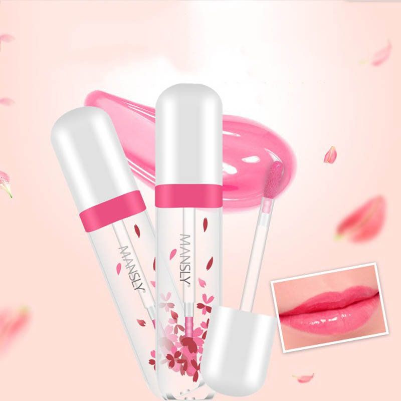 Temperatur Cherry Liquid Lipstick Fuktighetsgivende Skiftende Farge Lipgloss Blossom Red Lip Gloss Beauty