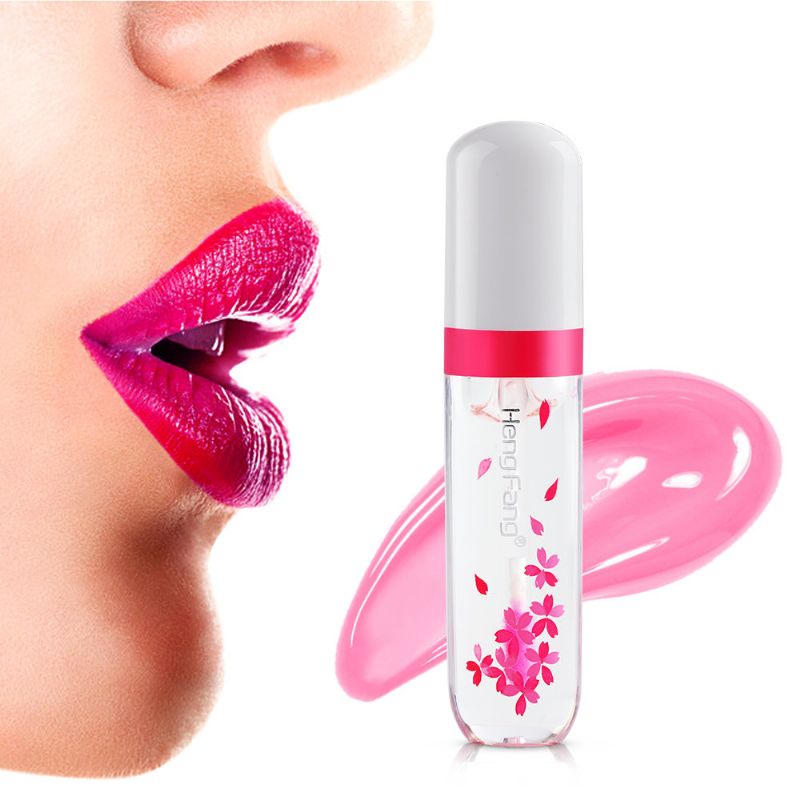 Temperatur Cherry Liquid Lipstick Fuktighetsgivende Skiftende Farge Lipgloss Blossom Red Lip Gloss Beauty