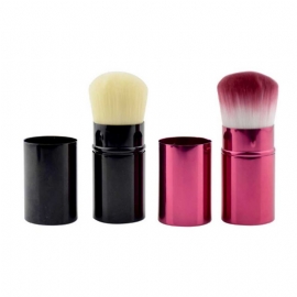 Uttrekkbar Makeup Blush Brush Blending Powder Ultramykt Og Bærbart Kosmetisk Verktøy For Kvinner