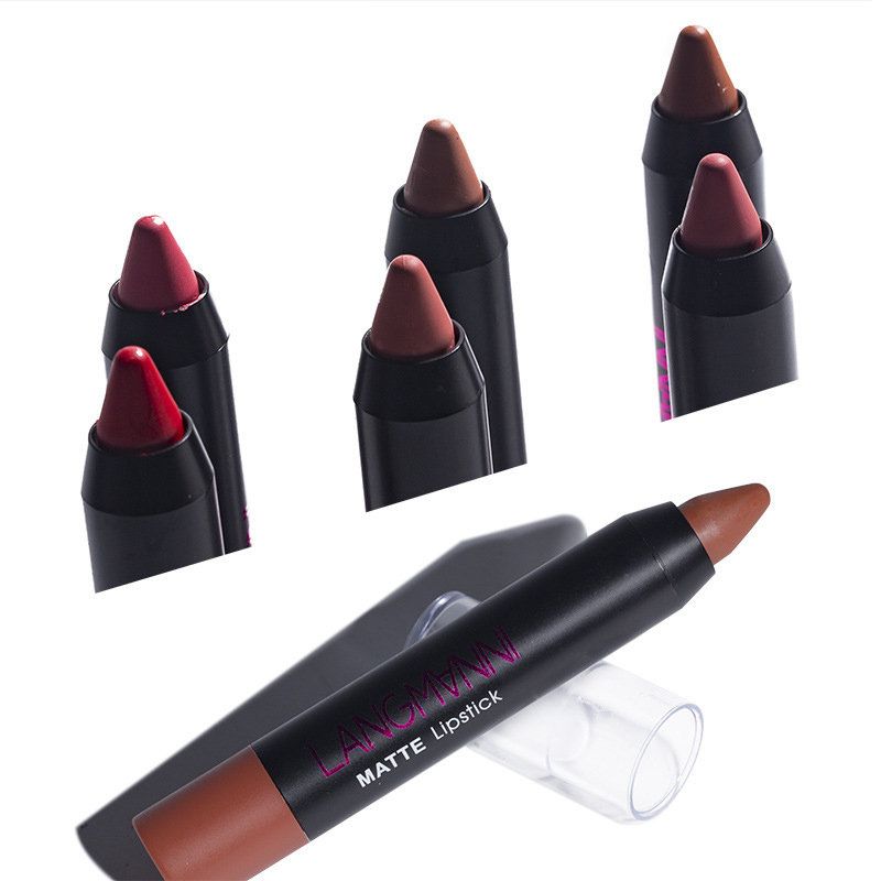 Vanntett Leppestift Pen Matte Velvet Lip Stick Non To Cup Lip Pen Lip Makeup