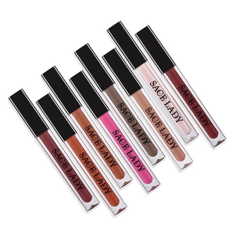 Velvet Matte Liquid Lipstick Langvarig Lipgloss 4ml 22colors Non Sticky Lip Gloss Lip Makeup