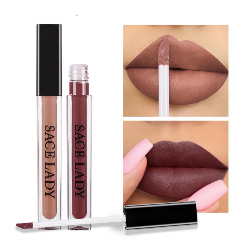 Velvet Matte Liquid Lipstick Langvarig Lipgloss 4ml 22colors Non Sticky Lip Gloss Lip Makeup