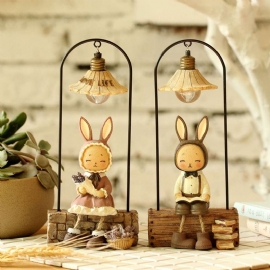 Kreativ Jenny Rabbit Toy Night Light Dekorativ Bordlampe Bursdagsgaver Til Barn Baby Jenter Gutter