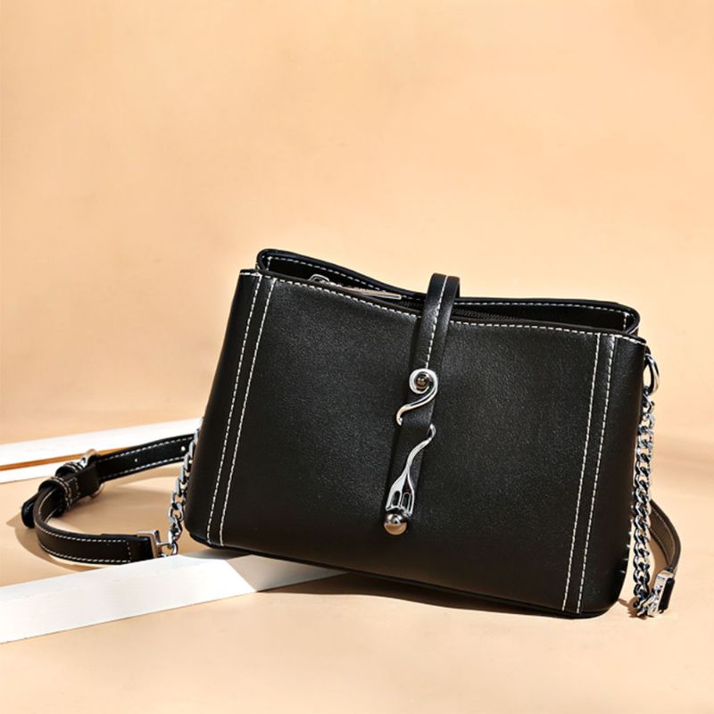 2023 New Fashion Chain Kvinner Cross Shoulder Bag Korea-stil Contracted Sling Bag Personlighet Mote Håndveske