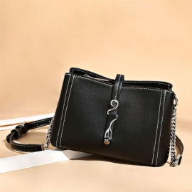 2023 New Fashion Chain Kvinner Cross Shoulder Bag Korea-stil Contracted Sling Bag Personlighet Mote Håndveske