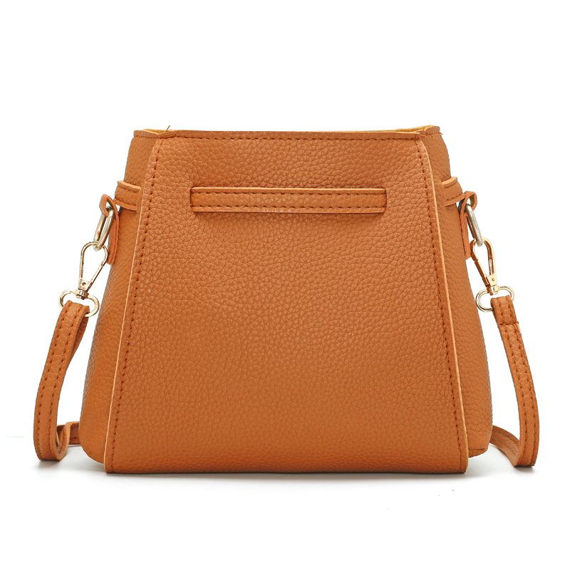 4 Stk Pu-skinn Pure Color Crossbody-veske Clutch Lommebokkortholder