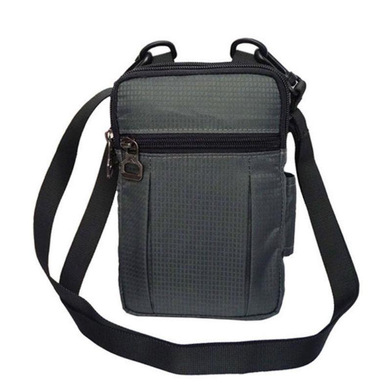 6.44 Tommer Telefon Skulder Crossbody Bag Vanntett Nylon Midjeveske For Kvinner Menn