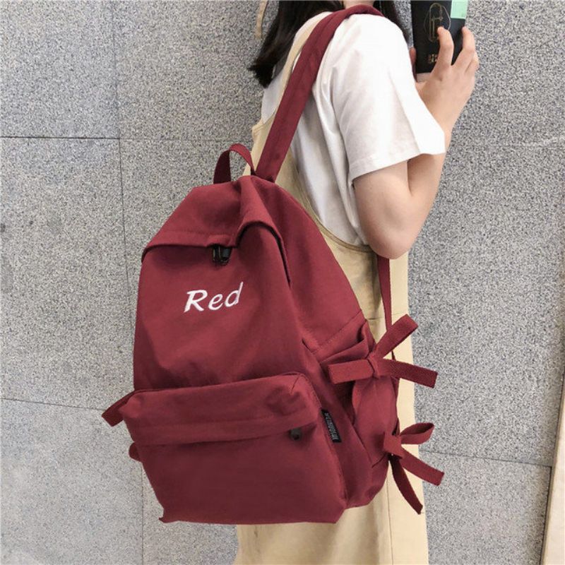 Ancient Sense Girl Bag Kvinne Ins Wind Harajuku Ulzzang College Students Campus Backpack Wild