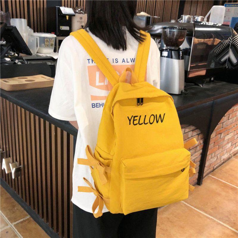 Ancient Sense Girl Bag Kvinne Ins Wind Harajuku Ulzzang College Students Campus Backpack Wild