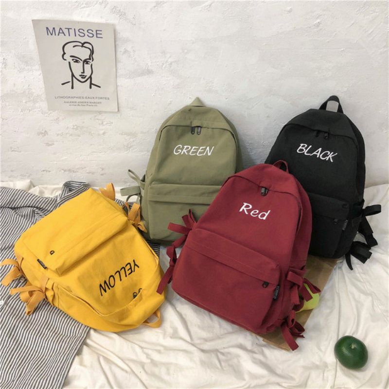 Ancient Sense Girl Bag Kvinne Ins Wind Harajuku Ulzzang College Students Campus Backpack Wild