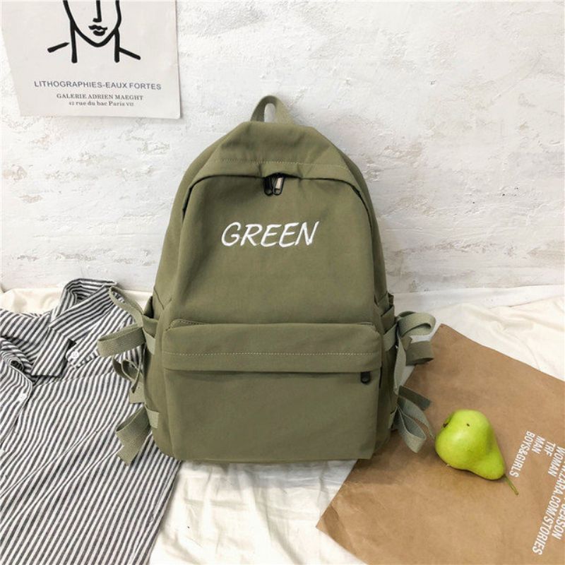 Ancient Sense Girl Bag Kvinne Ins Wind Harajuku Ulzzang College Students Campus Backpack Wild