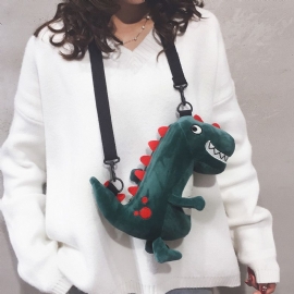 Cartoon Crossbody Bag Dinosaur Doll Skulderveske