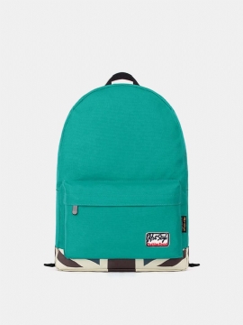 Dame Candy Color College Style Canvas Ryggsekk