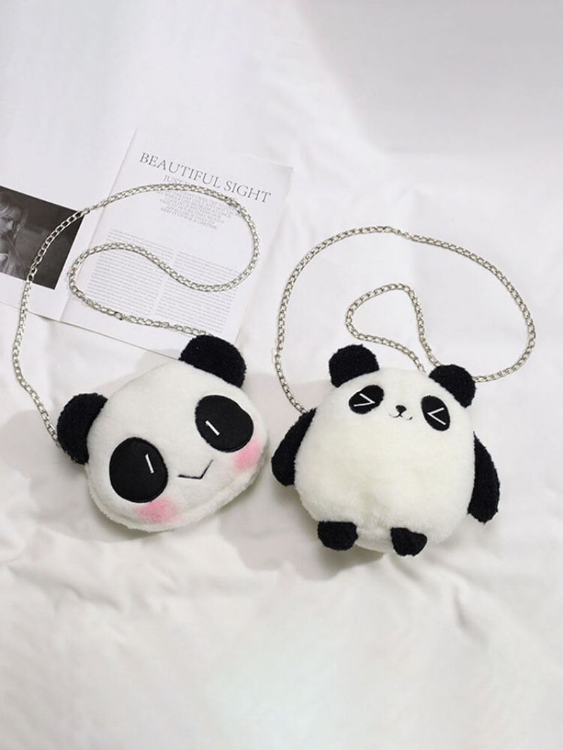 Dame Dacron Casual Winter Olympics Beijing 2023 Søt Panda Crossbody Bag