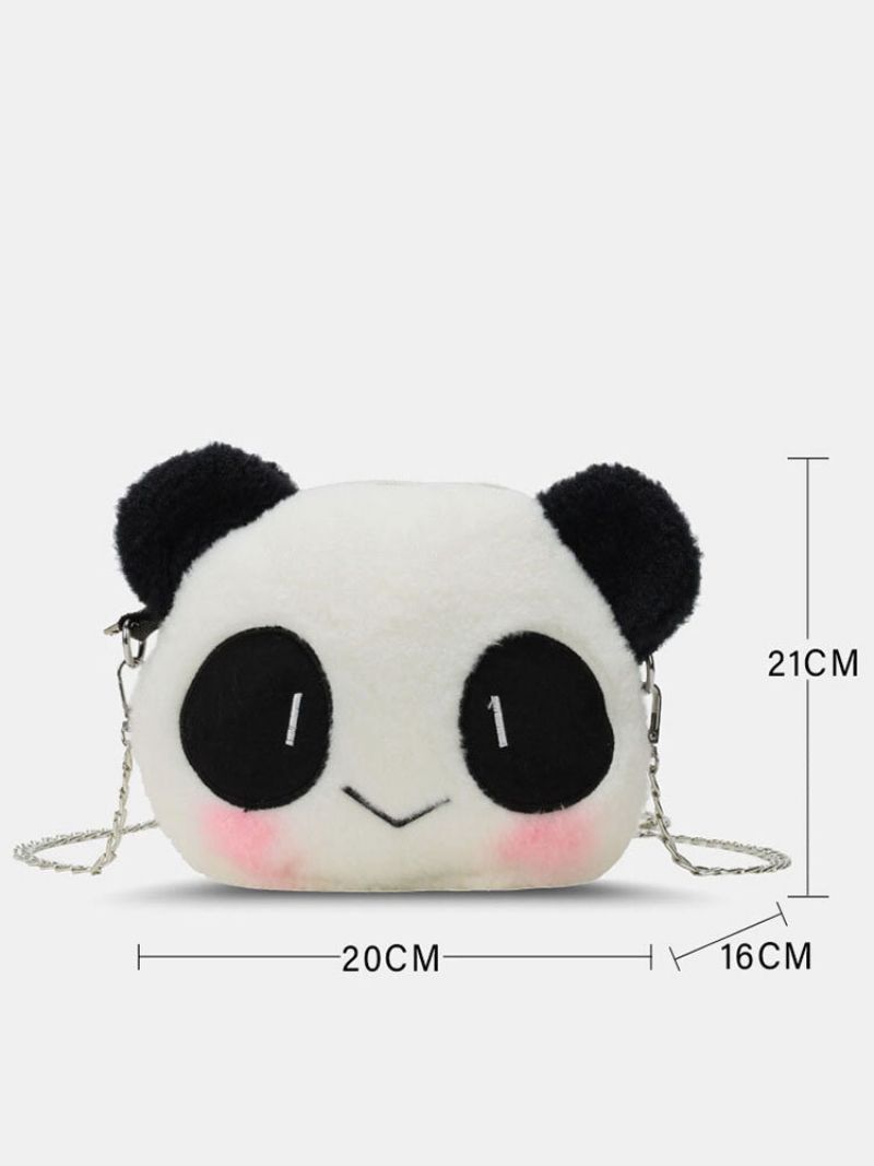 Dame Dacron Casual Winter Olympics Beijing 2023 Søt Panda Crossbody Bag