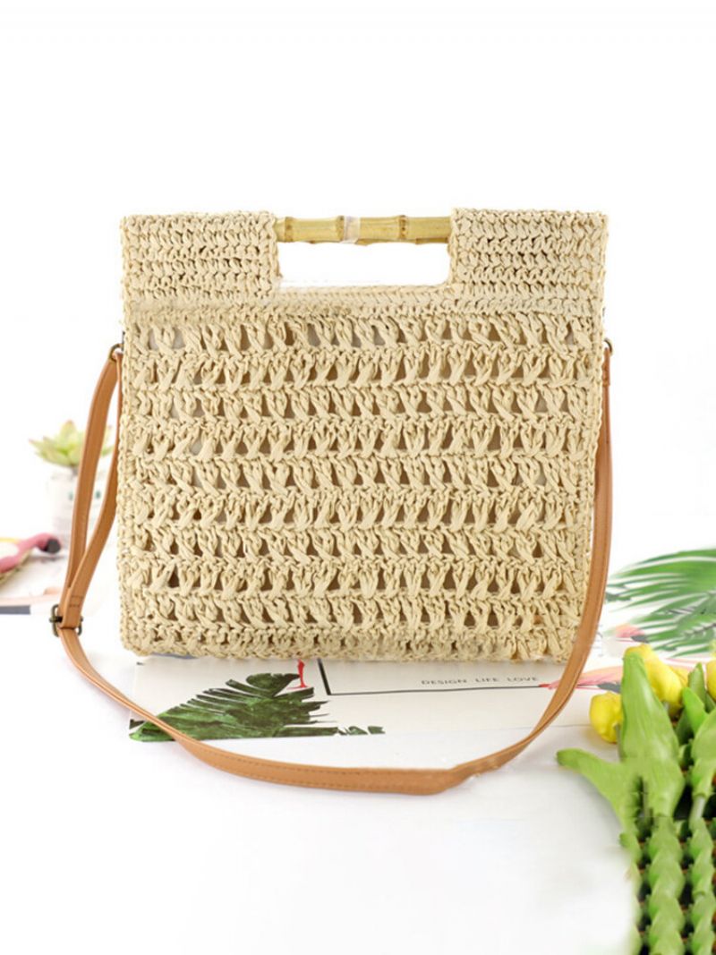 Dame Halm Elegant Holiday Crossbody Bag Cabriolet Strap Casual Beach Sweet Handbag