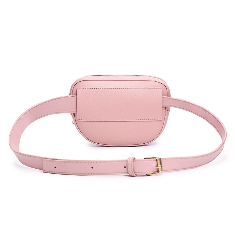 Dame-kjede Midjeveske Solid Telefonveske Crossbody-veske