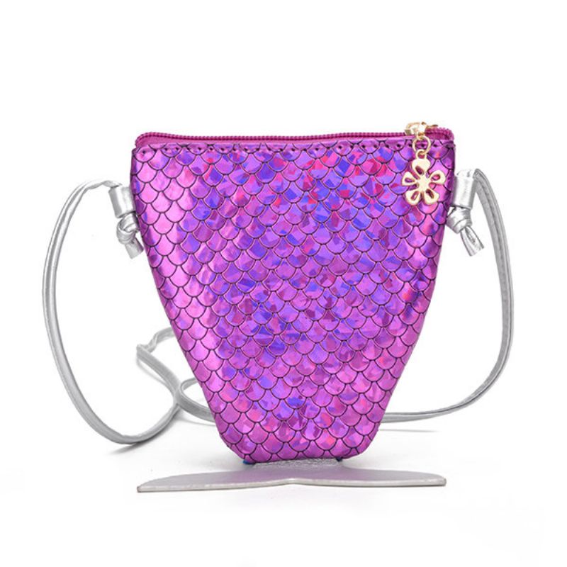 Dame Paljetter Mermaid Laser Crossbody Bag