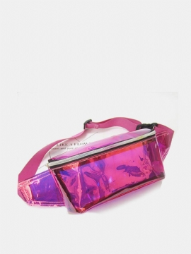 Dame Transparent Pvc Beach Bag Outdoor Fanny Bag Laser Chest Bag