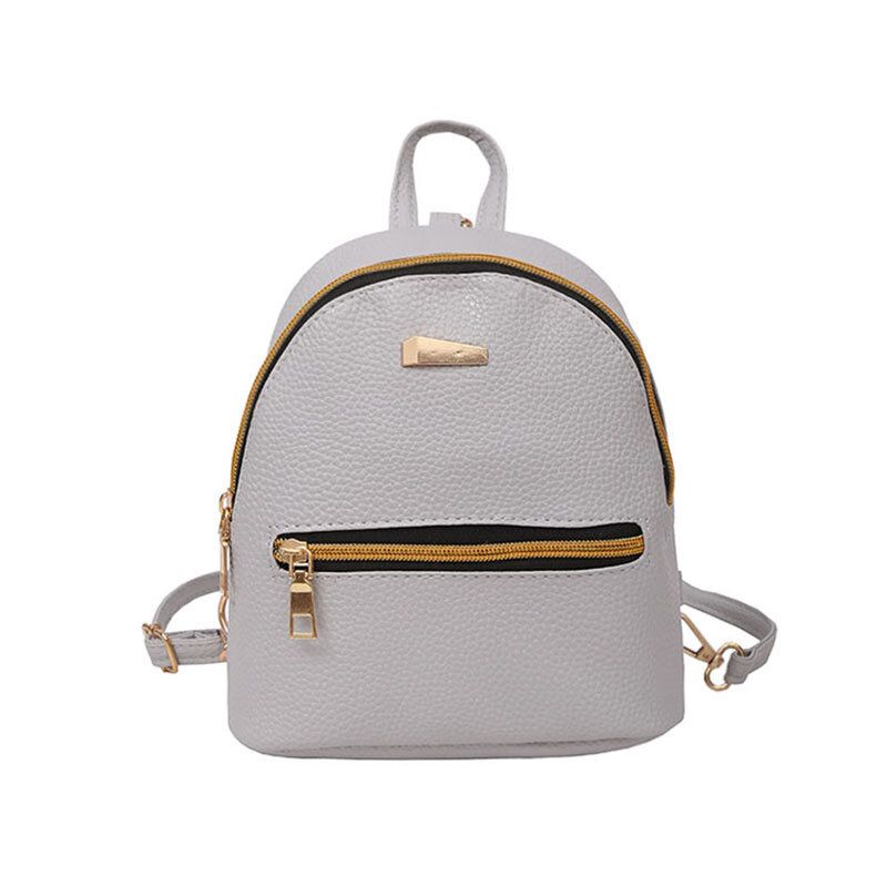 Dameryggsekk Candy Color Solid Preppy Chic Mini Bag