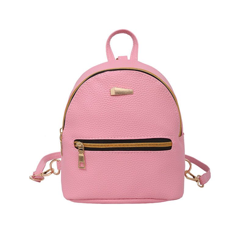 Dameryggsekk Candy Color Solid Preppy Chic Mini Bag