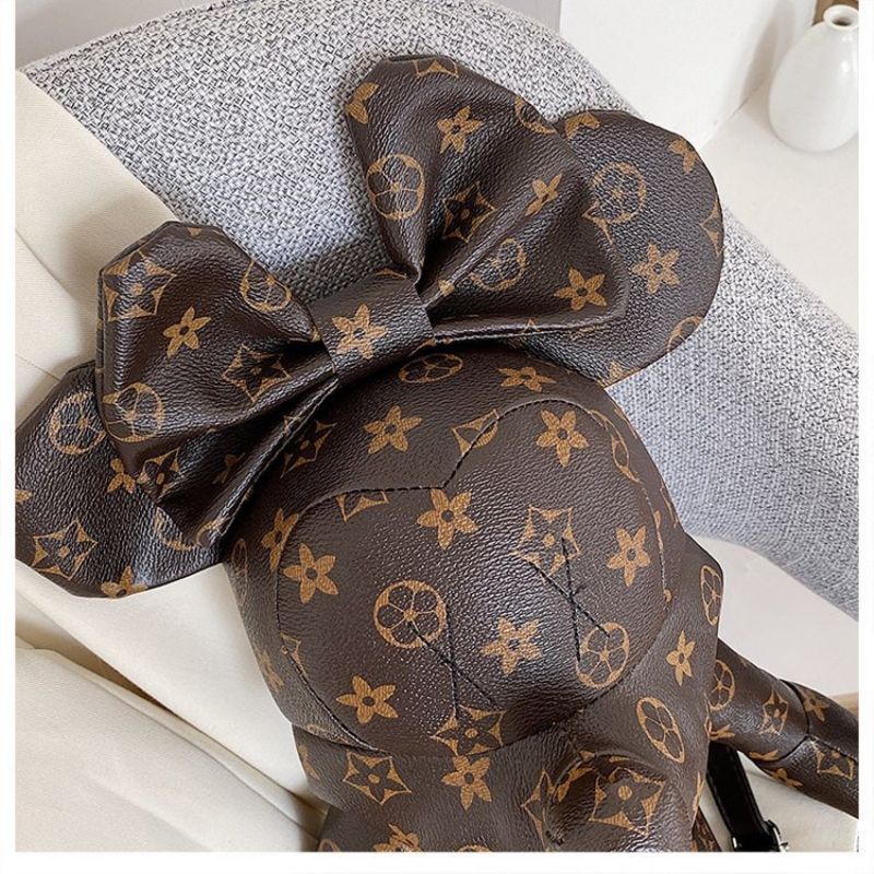 Dark Minnie Mickey Crossbody Skulderveske Trendy Ryggsekk Tegneserie Søt Dyremodell Barneveske