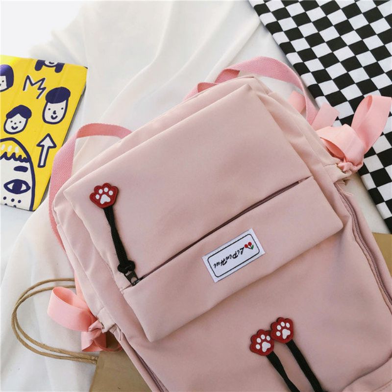 Girl Color School Bag Harajuku Ulzzang College Student Sen Allsidig High Backpack