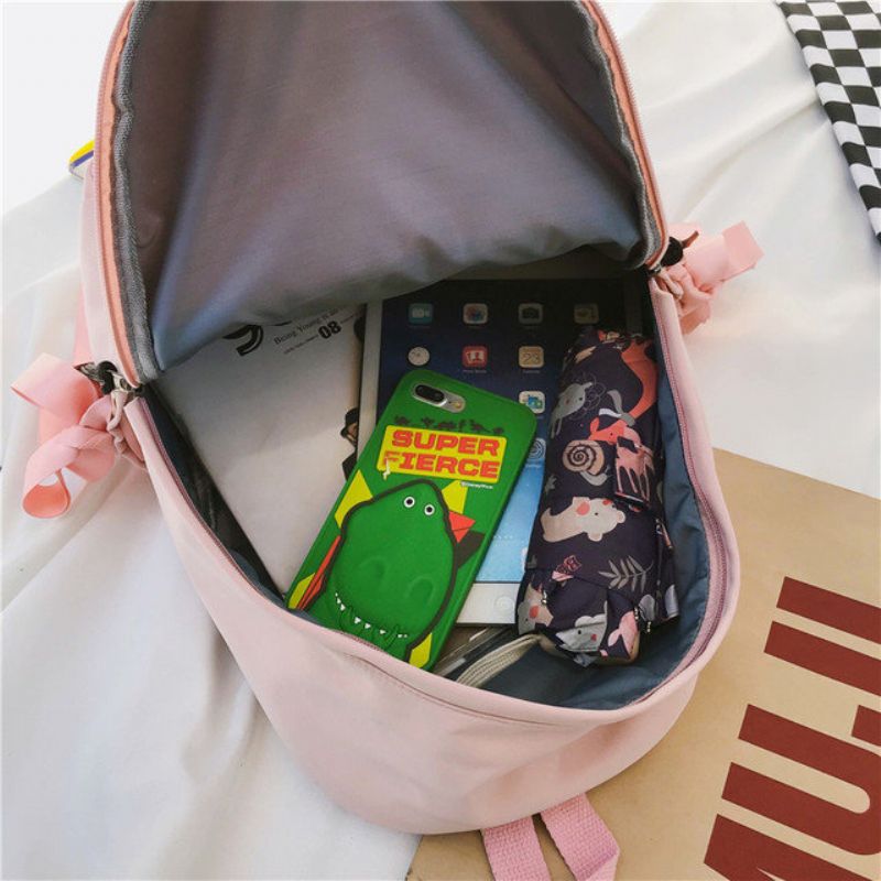 Girl Color School Bag Harajuku Ulzzang College Student Sen Allsidig High Backpack