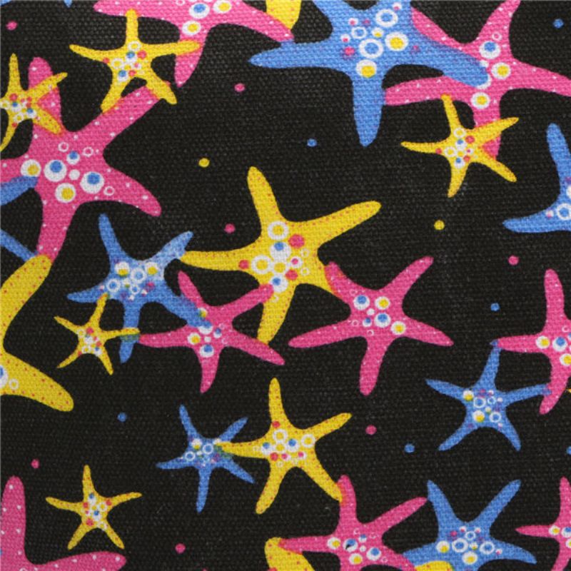 Gjenbrukbar Starfish Canvas Skulderveske Reise Shopping Tote Håndveske